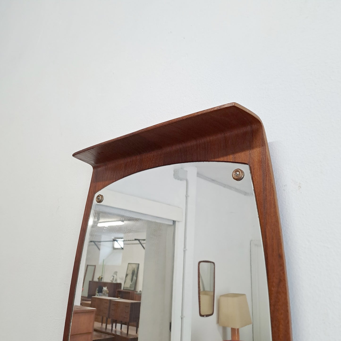 Specchio vintage design danese originale anni 50 [63rt] misure H.62 L.38