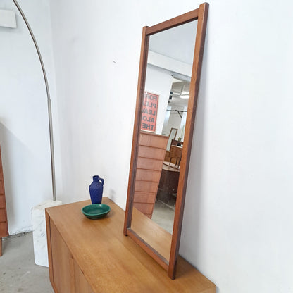 Specchio vintage design svedese originale anni 50 [68j-37083] misure H.107 L.38,5