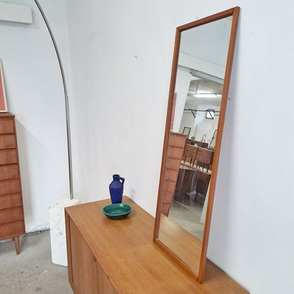 Specchio vintage design svedese originale anni 50 [68sw-4894] misure H.107 L.38,5