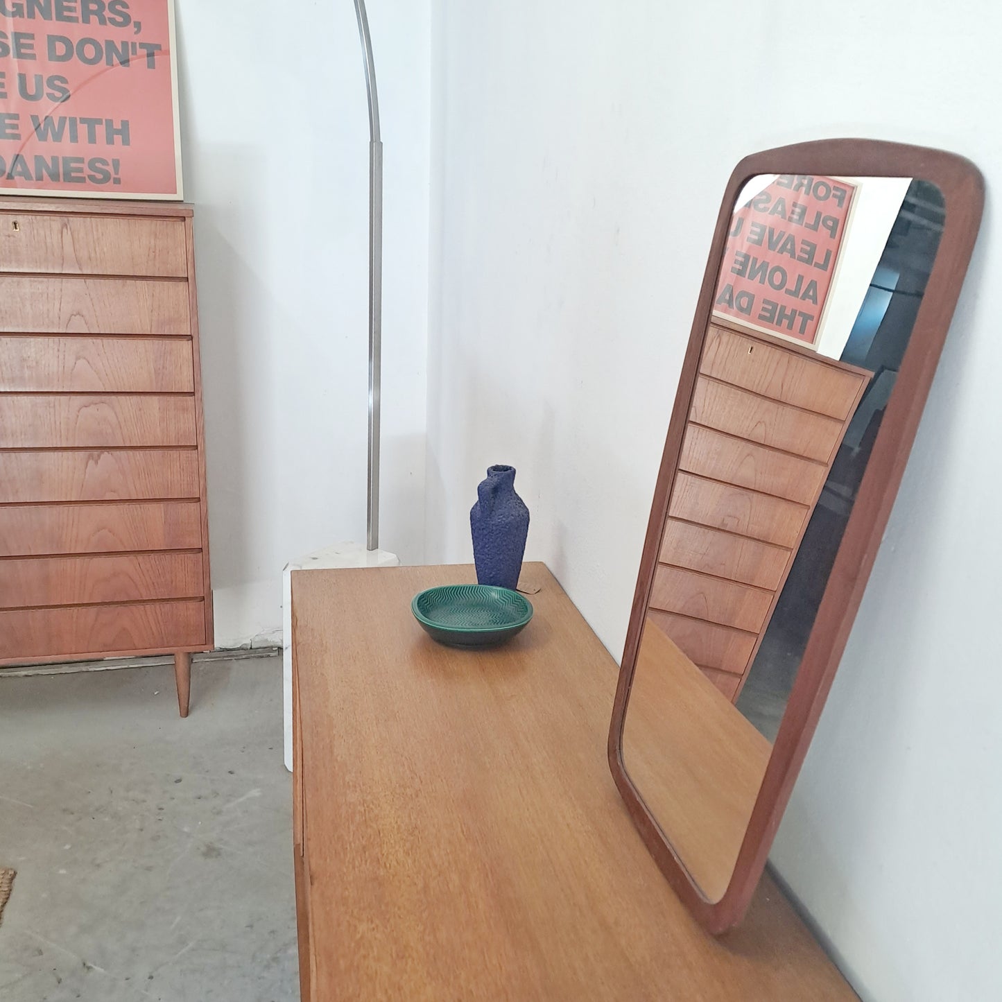 Specchio vintage design danese originale anni 50 [74st5]