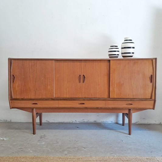 Credenza design danese vintage anni 50 [79ck1016] misure L.200 H.110 P.43