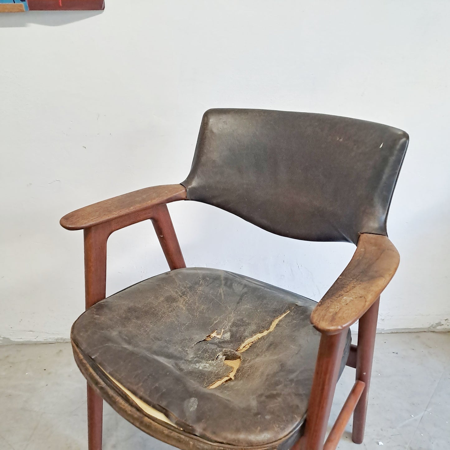 Sedia poltroncina Erik Kirkergaard vintage design danese anni 50 [79j41253]