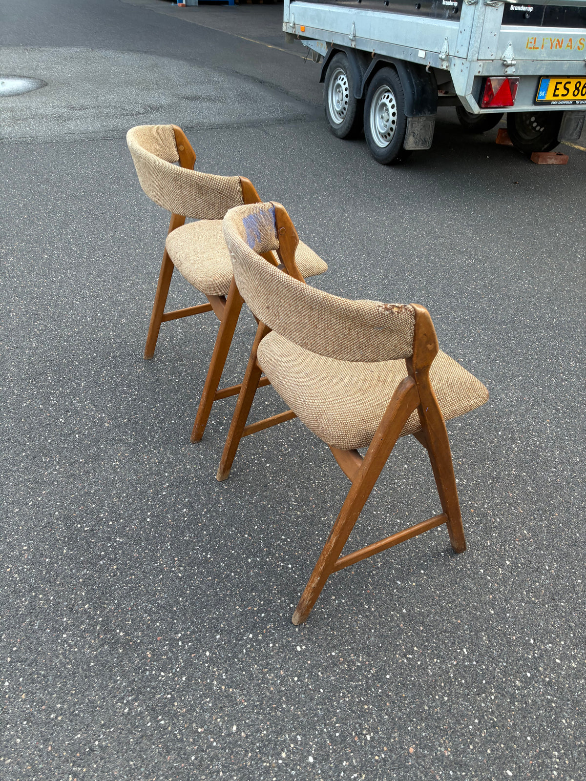 Set 2 sedie Henning Kjaernulf design danese anni 60 | fz10621
