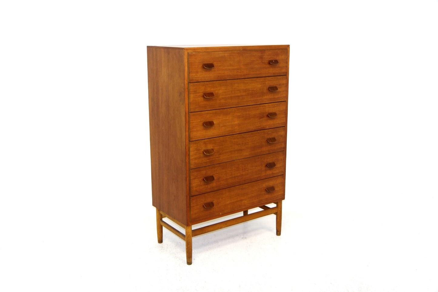 Cassettiera Tallboy by Poul Volther design danese vintage anni 60 [sw20448] misure L.79 H.130 P.46