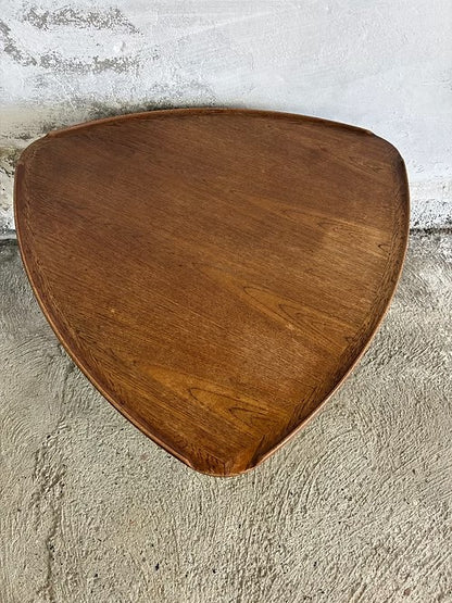 Tavolino Johannes Andersen design svedese vintage anni 50 [ck1945] misure L.87x87x87 H.48