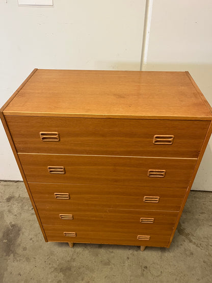 Cassettiera 84x125cm in quercia design svedese vintage 1960 | fz9916