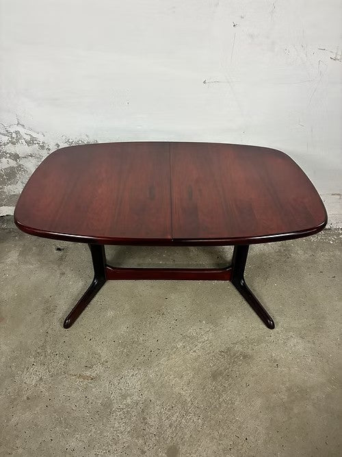Tavolo Skovby Møbelfabrik ovale design danese vintage anni 50 [ck2093] misure L.148 P.100 +2x50
