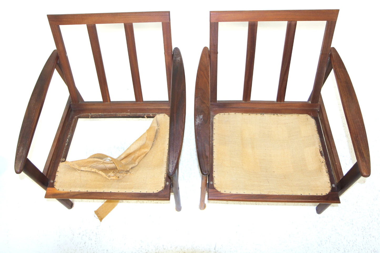 Poltroncine design svedese vintage anni 50 [sw20960] misure L.65,5 H.67 P.77
