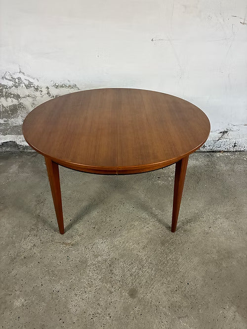 Tavolo Oman Jun rotondo design danese vintage anni 50 [ck2097] misure Ø120+3x50