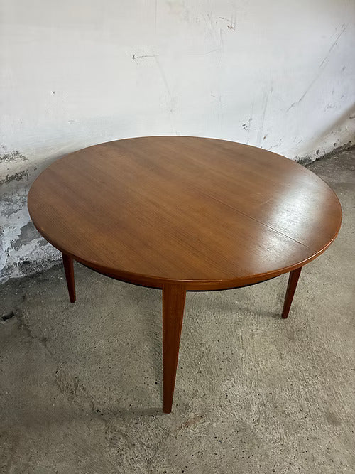 Tavolo Oman Jun rotondo design danese vintage anni 50 [ck2097] misure Ø120+3x50