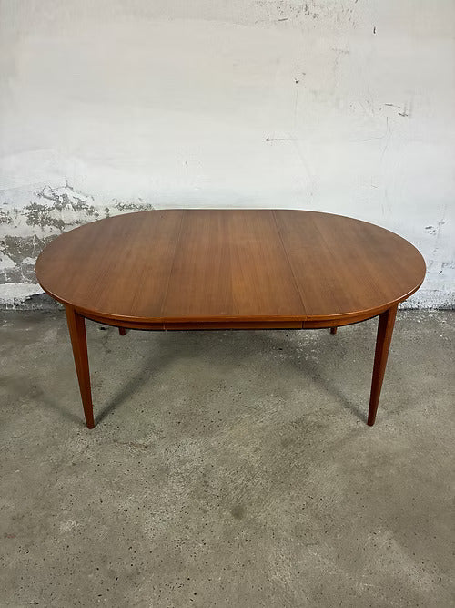 Tavolo Oman Jun rotondo design danese vintage anni 50 [ck2097] misure Ø120+3x50