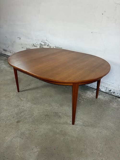 Tavolo Oman Jun rotondo design danese vintage anni 50 [ck2097] misure Ø120+3x50