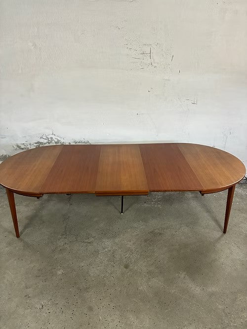 Tavolo Oman Jun rotondo design danese vintage anni 50 [ck2097] misure Ø120+3x50