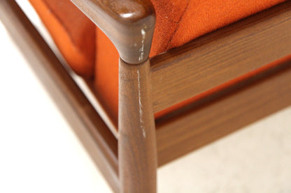 Poltrona "Kolding" Erik Wørtz design svedese vintage anni 60 [sw22181] misure L.72 H.102 P.85