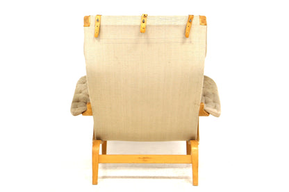 Poltrona Pernilla 69 Bruno Mathsson design svedese vintage anni 70 [sw22184] misure L.91 H.96 P.96
