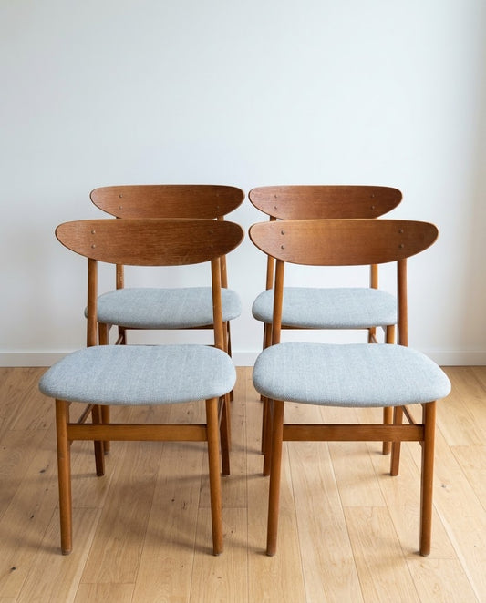 Set 4 sedie Farstrup n.210 design danese vintage anni 50 | 99vnt3