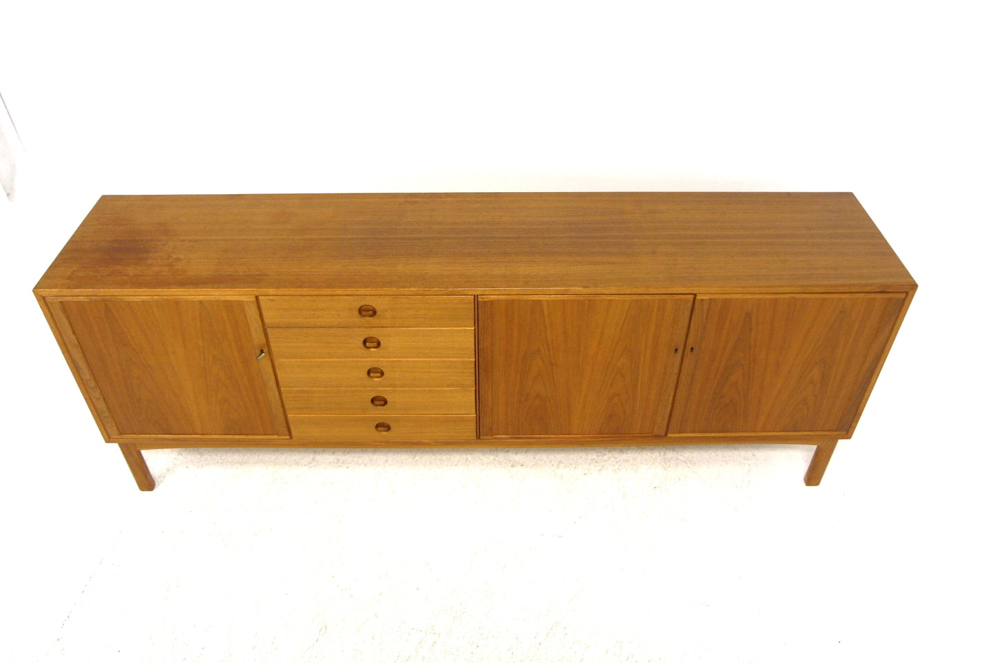 Sideboard Skaraborgs Möbelindustri design svedese vintage anni 60 [sw23140] misure L.216 H.81 P.45