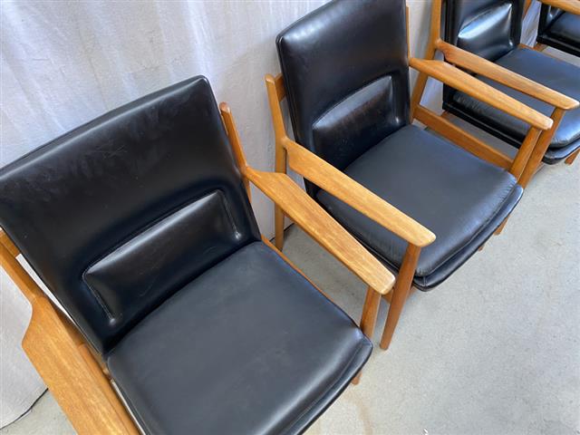 Sedie Arne Vodder vintage design danese anni 60 [j43279] misure su richiesta