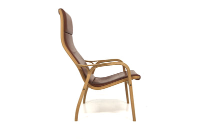 Poltrona "Lamino" Yngve Ekström design svedese vintage anni 60 [sw24554] misure L.70 H.101/41 P.78