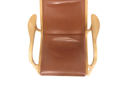 Poltrona "Lamino" Yngve Ekström design svedese vintage anni 60 [sw24554] misure L.70 H.101/41 P.78