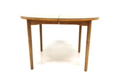 Tavolo tondo design svedese vintage anni 60 [sw24579] misure L.112 +45 +45 H.71,5