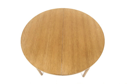 Tavolo tondo design svedese vintage anni 60 [sw24579] misure L.112 +45 +45 H.71,5