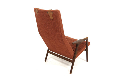 Poltrona "Ruster" Yngve Ekström design svedese vintage anni 60 [sw24612] misure L.68 H.97 P.86