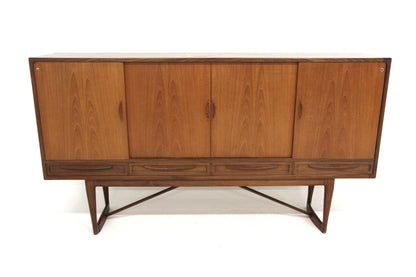 Credenza nr.38" NM design danese vintage anni 60 [sw24644] misure L.110 H.115,5 P.45