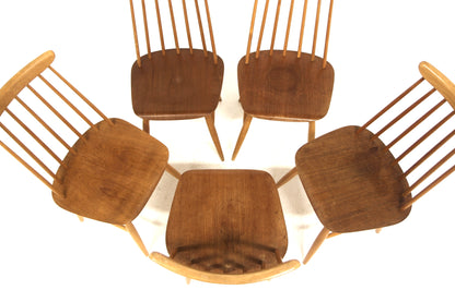 Sedie Edsbyverken design danese vintage anni 60 [sw24800] misure L.46 H.81 P.45