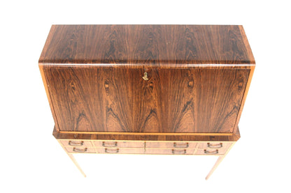 Scrittoio design svedese vintage anni 50 [sw24955] misure L.95 H.111 P.40