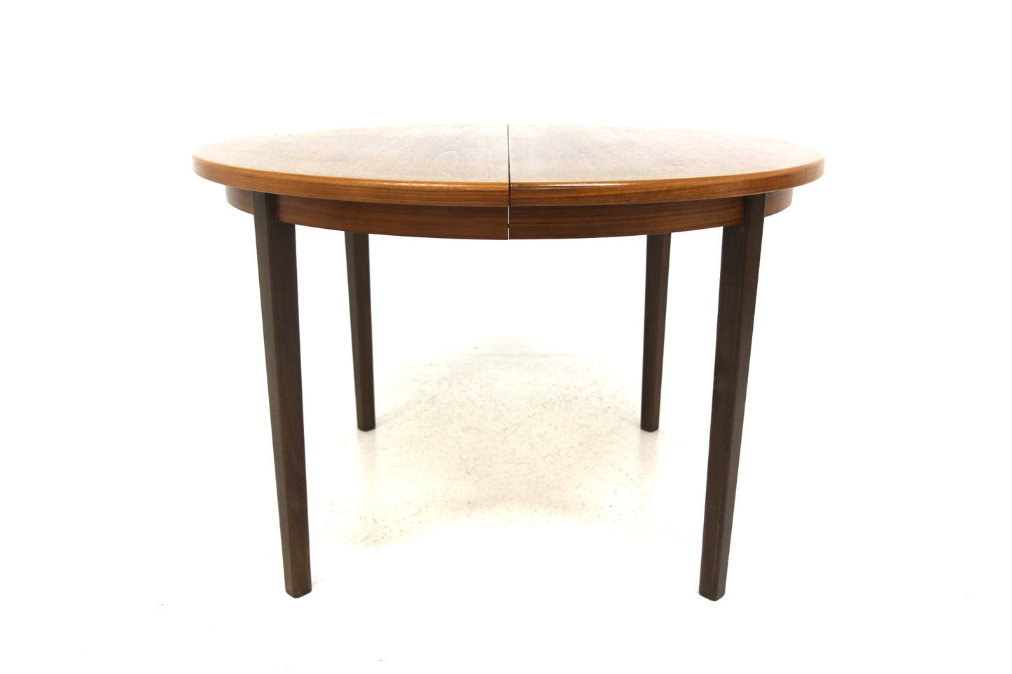 Tavolo tondo design svedese vintage anni 60 [sw25031] misure L.110+43+43 H.73