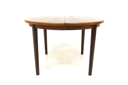 Tavolo tondo design svedese vintage anni 60 [sw25031] misure L.110+43+43 H.73