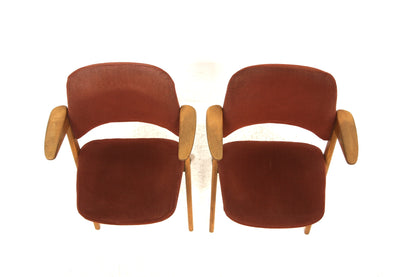 Poltroncine "502-026" Bengt Ruda for NK design svedese vintage anni 50 [sw25039] misure L.57 H.75 P.53