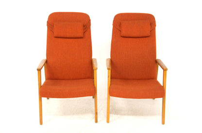 Poltrone design svedese vintage anni 50 [sw25062] misure L.62 H.100 P.65