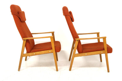 Poltrone design svedese vintage anni 50 [sw25062] misure L.62 H.100 P.65
