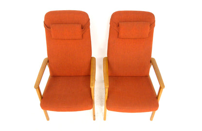Poltrone design svedese vintage anni 50 [sw25062] misure L.62 H.100 P.65