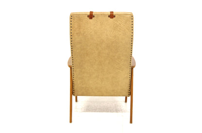 Poltrona design svedese vintage anni 50 [sw25069] misure L66 H.100 P.64