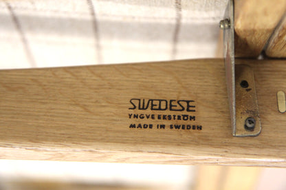 Poltrona Yngve Ekström design svedese vintage anni 70 [sw25451] misure L.75 H.100 P.90