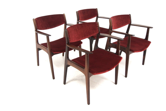 Poltroncine Henning Kjernulf design danese vintage anni 60 [sw25457] misure L.61 H.78 P.56