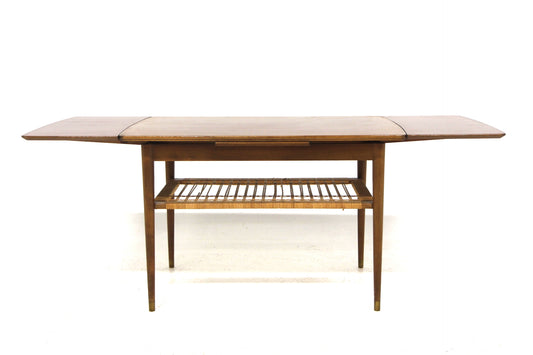 Tavolino design danese vintage anni 50 [sw25473] misure L.86 +28 +28 H.56 P.53