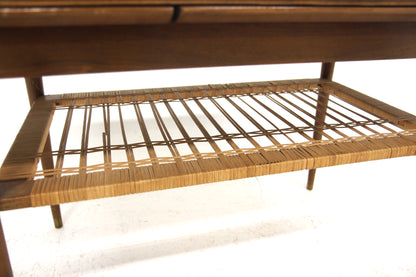 Tavolino design danese vintage anni 50 [sw25473] misure L.86 +28 +28 H.56 P.53