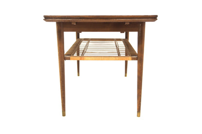 Tavolino design danese vintage anni 50 [sw25473] misure L.86 +28 +28 H.56 P.53