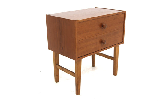 Comodino design svedese vintage anni 60 [sw25501] misure L.52 H.55 P.34