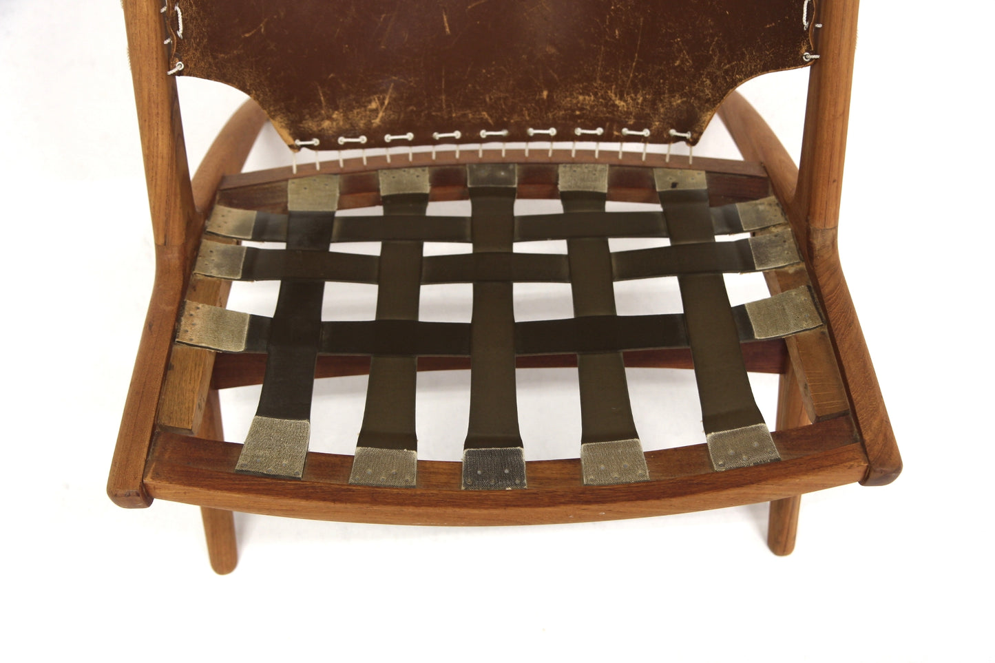 Poltrona "Krysset / The Cross Chair" Fredrik Kayser design danese vintage anni 50 [sw25522] misure L.60 H.73 P.78