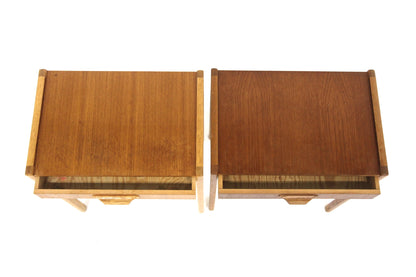 Comodini coppia design svedese vintage anni 60 [sw25582] misure L.45 H.55 P.34