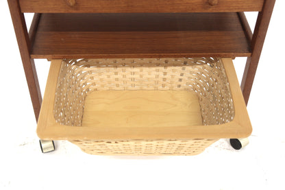 Porta lana design svedese vintage anni 60 [sw25601] misure L.60 H.51 P.40