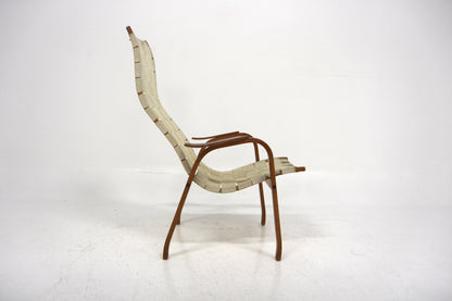 Poltrona "Kurva" Yngve Ekström ESE-möbler design svedese vintage anni 50 [sw25613] misure L.66 H.103 P.80