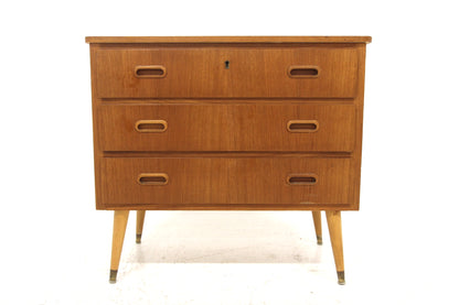Cassettiera design svedese vintage anni 50 [sw25783] misure L.80 H.55 P.23