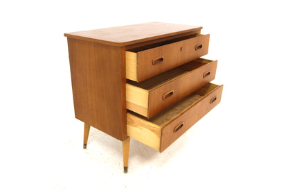 Cassettiera design svedese vintage anni 50 [sw25783] misure L.80 H.55 P.23