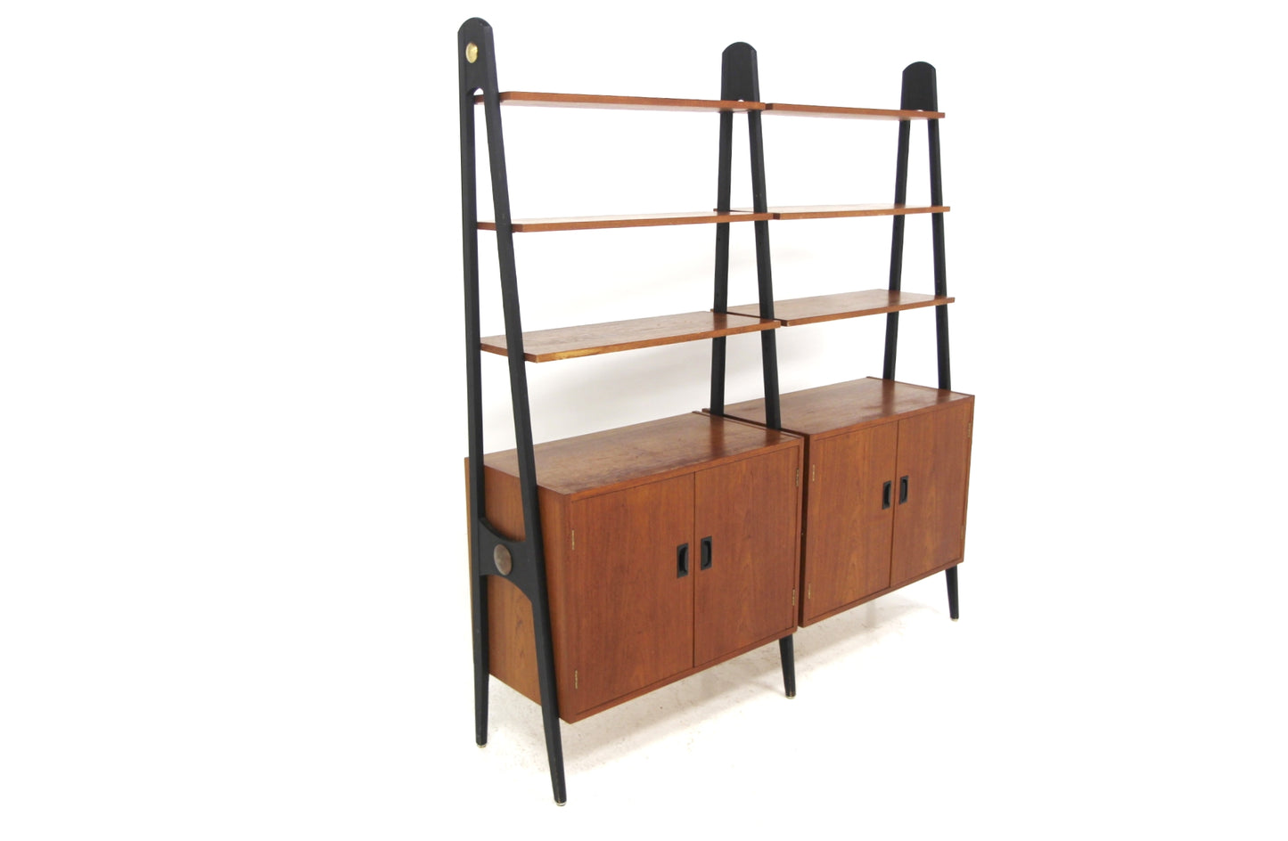Libreria doppia design svedese vintage anni 50 [sw25833] misure L.157 H.171 P.40